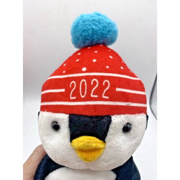 Hallmark Penguin Plush 2022 Stuffed Animal 11" Christmas Winter Lot of 2 HTF - Picture 14 of 16